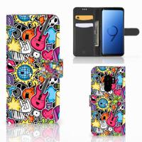 Samsung Galaxy S9 Plus | Wallet Case | met Pasjes | Punk Rock