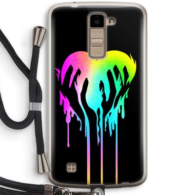 Hold My Heart: LG K10 (2016) Transparant Hoesje met koord