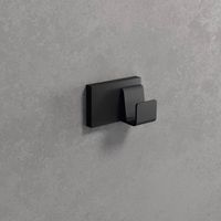 Novellini Frame Handdoekhaak 6x3,3x4 cm Mat Zwart
