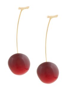 E.M. cherry pierced earrings - Rose