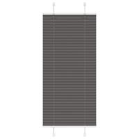 Plissé rolgordijn 55x150 cm stofbreedte 54,4 cm polyester zwart