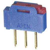 APEM NK236H NK236H Schuifschakelaar 12 V/AC 0.5 A 1x aan/aan 1 stuk(s)