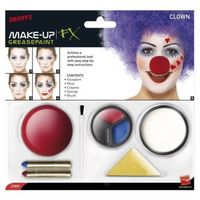 Clown schminken complete set - Schmink - thumbnail