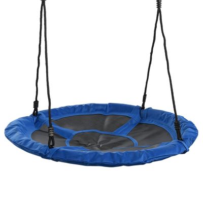 SwingKing nestschommel blauw canvas, 98cm