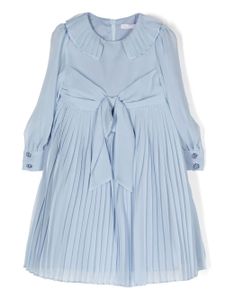 Patachou robe longue à plis - Bleu