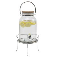 Drankdispenser/limonadetap - 6 ltr - inclusief standaard - 19 x 19 cm