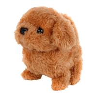 Take Me Home interactieve loophond bruin, 15,5cm