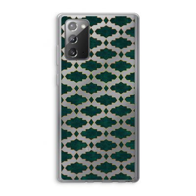 Moroccan tiles: Samsung Galaxy Note 20 / Note 20 5G Transparant Hoesje