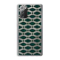 Moroccan tiles: Samsung Galaxy Note 20 / Note 20 5G Transparant Hoesje