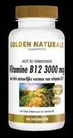 Golden Naturals Vitamine B12 3000mcg 180 Zuigtabletten