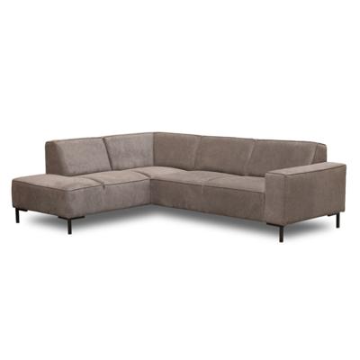 Haluta Hoekbank Breda - 262 x 195 x 83 cm - Bruin - Links