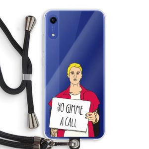 Gimme a call: Honor Play 8A Transparant Hoesje met koord