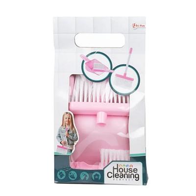 Toi-Toys schoonmaakset bezem met stoffer en blik