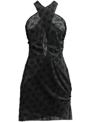 Maccapani robe Clari à découpes - Noir