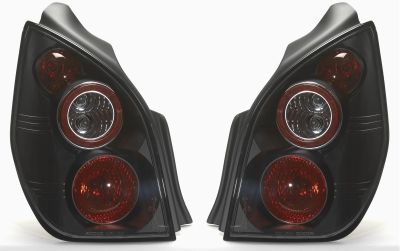 Set Achterlichten passend voor Citroën C2 2002-2009 - JDM Zwart DLCIR09J