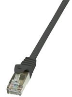 LogiLink CP2083U RJ45 Netwerkkabel, patchkabel CAT 6 U/UTP 7.50 m Zwart Snagless 1 stuk(s)