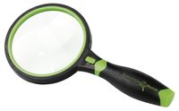 Moses loep met licht Expeditie 19 cm zwart/groen - thumbnail