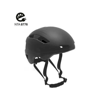 Falkx Helm 62-63 cm unisex matzwart maat xl