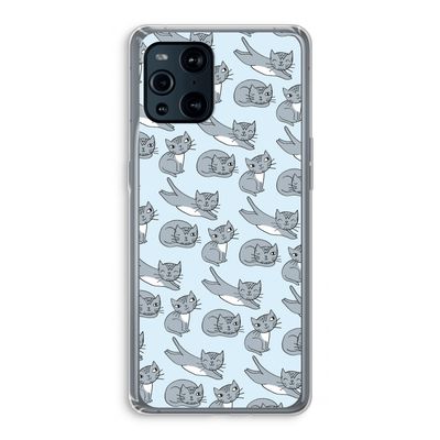 Poezen: Oppo Find X3 Transparant Hoesje