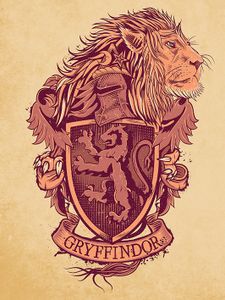 Harry Potter Canvas - Gryffindor (80x60cm)