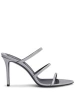 Giuseppe Zanotti sandales Alimha 90 mm en cuir - Argent