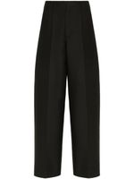 Valentino Garavani pantalon à plis marqués - Noir