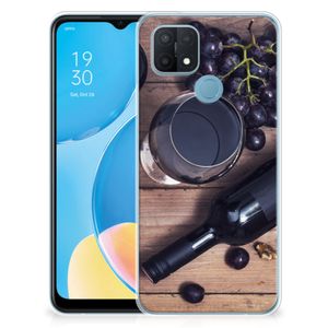 OPPO A15 Siliconen Case Wijn