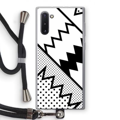 Pop Art #5: Samsung Galaxy Note 10 Transparant Hoesje met koord