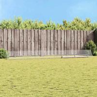 Kippenhok Zilver 650 x 55 x 55 cm Gegalvaniseerd staal