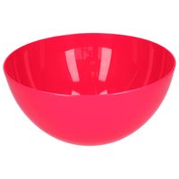 Plasticforte Serveerschaal/saladeschaal - D28 x H14 cm - kunststof - fuchsia roze   -