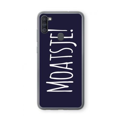 Moatsje!: Samsung Galaxy A11 Transparant Hoesje