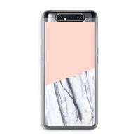 A touch of peach: Samsung Galaxy A80 Transparant Hoesje