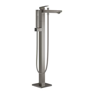 GROHE Eurocube Freestander badkraan m. omstel m. douchehouder m. handdouche en doucheslang 125cm brushed hard graphite 23672AL1