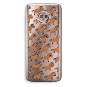 Pony: Motorola Moto G6 Transparant Hoesje