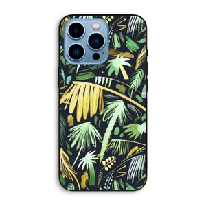Tropical Palms Dark: iPhone 13 Pro Max Biologisch afbreekbaar hoesje