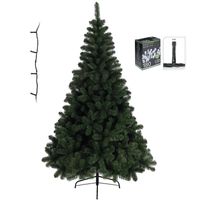 Kunst kerstboom Imperial Pine 120 cm met warm witte verlichting - thumbnail