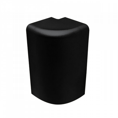 Küberit - Buitenhoek 90 graden t.b.v. 845 profiel zwart gepoedercoat