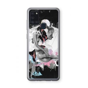 Camouflage de sommeil: Samsung Galaxy A21s Transparant Hoesje