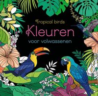 Deltas Tropical birds kleuren voor volwassenen - thumbnail
