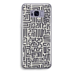 Moroccan Print: Samsung Galaxy S8 Transparant Hoesje