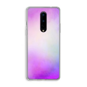 Clouds pastel: OnePlus 8 Transparant Hoesje