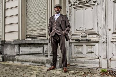 Maatpak Voor Heren | 3-delig Pak | Bruin Visgraat | Thomas Shelby | Peaky Blinders | Peaky Blinders