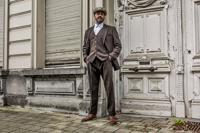 Maatpak Voor Heren | 3-delig Pak | Bruin Visgraat | Thomas Shelby | Peaky Blinders | Peaky Blinders