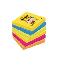 Post-it Plaknotitie 6546SR 76 mm x 76 mm Neon-groen, Ultrablauw, Ultra-geel, Ultra-roze, Neon-oranje 540 vellen