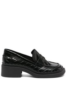 Camper mocassins Taylor en cuir 45 mm - Noir