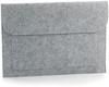 Atlantis BG726 Felt Laptop / Document Slip - Grey-Melange - 41,5 x 28 cm