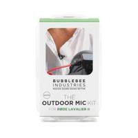Bubblebee The Outdoor Mic Kit For Røde Lavalier II, White