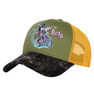 King Kerosin Split The Road Trucker Pet Zwart & Groen