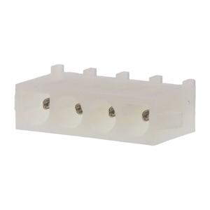 Molex 10844040 Female header, inbouw (standaard) Totaal aantal polen: 4 Rastermaat: 6.35 mm Inhoud: 1 stuk(s) Bag