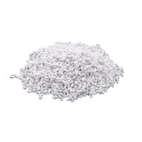 6x Zakjes kleine witte decoratie steentjes 15 x 13 cm